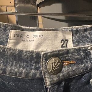 Rag & Bone Miramar “sweat pant” wide leg jean